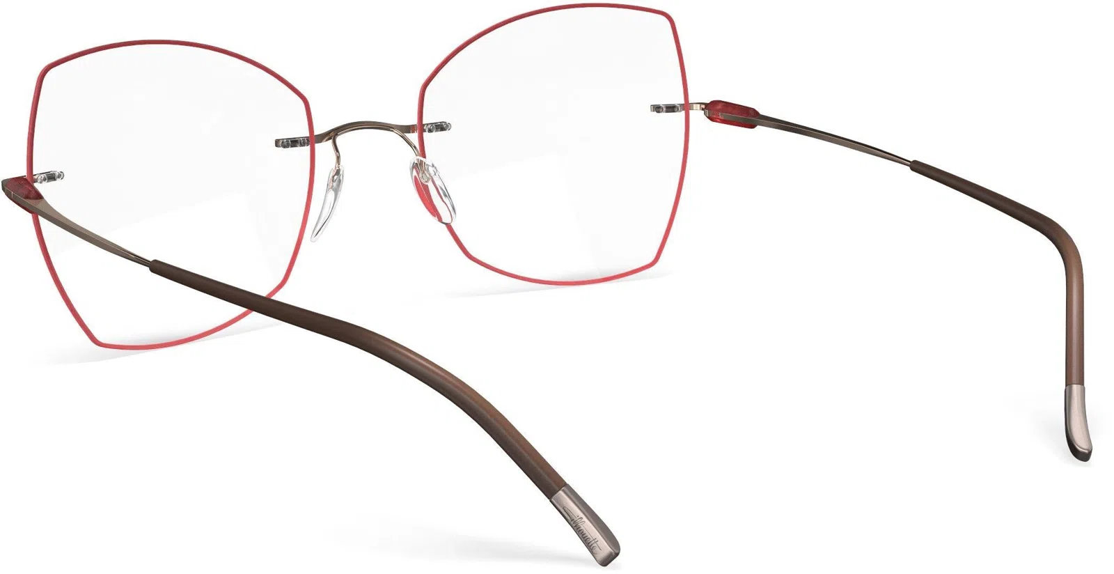 Silhouette Purist Color Groove Demo Rimless 5561 Eyeglasses - view 152